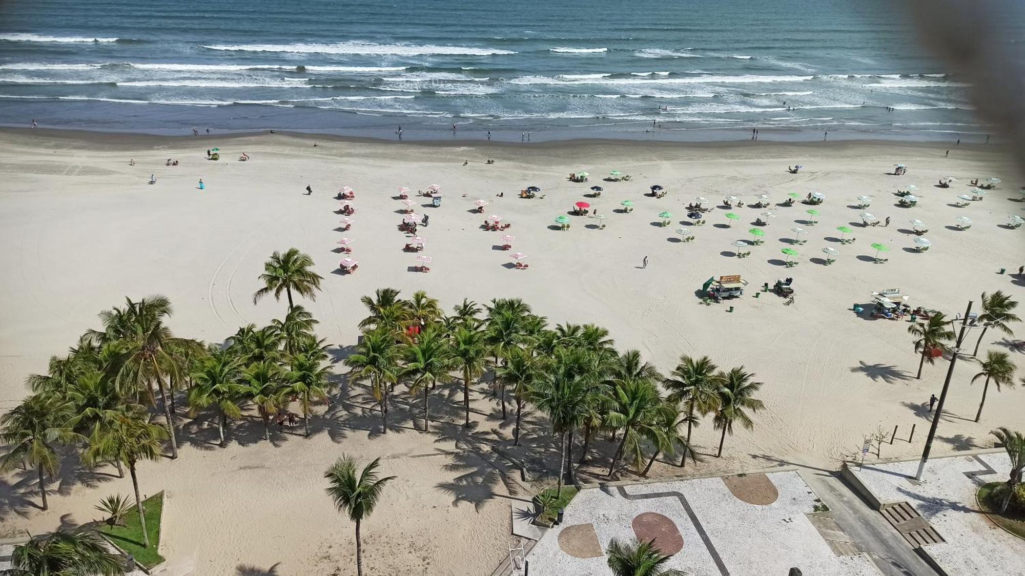 Apartamento De Frente E Com Vista Para O Mar Praia Grande  Exterior photo